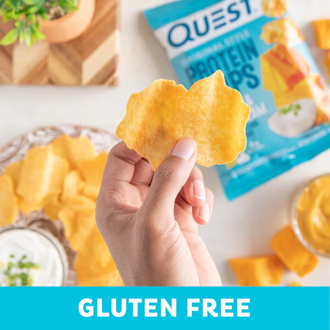 Quest Chips Proteicas   Cheddar y Sour Cream