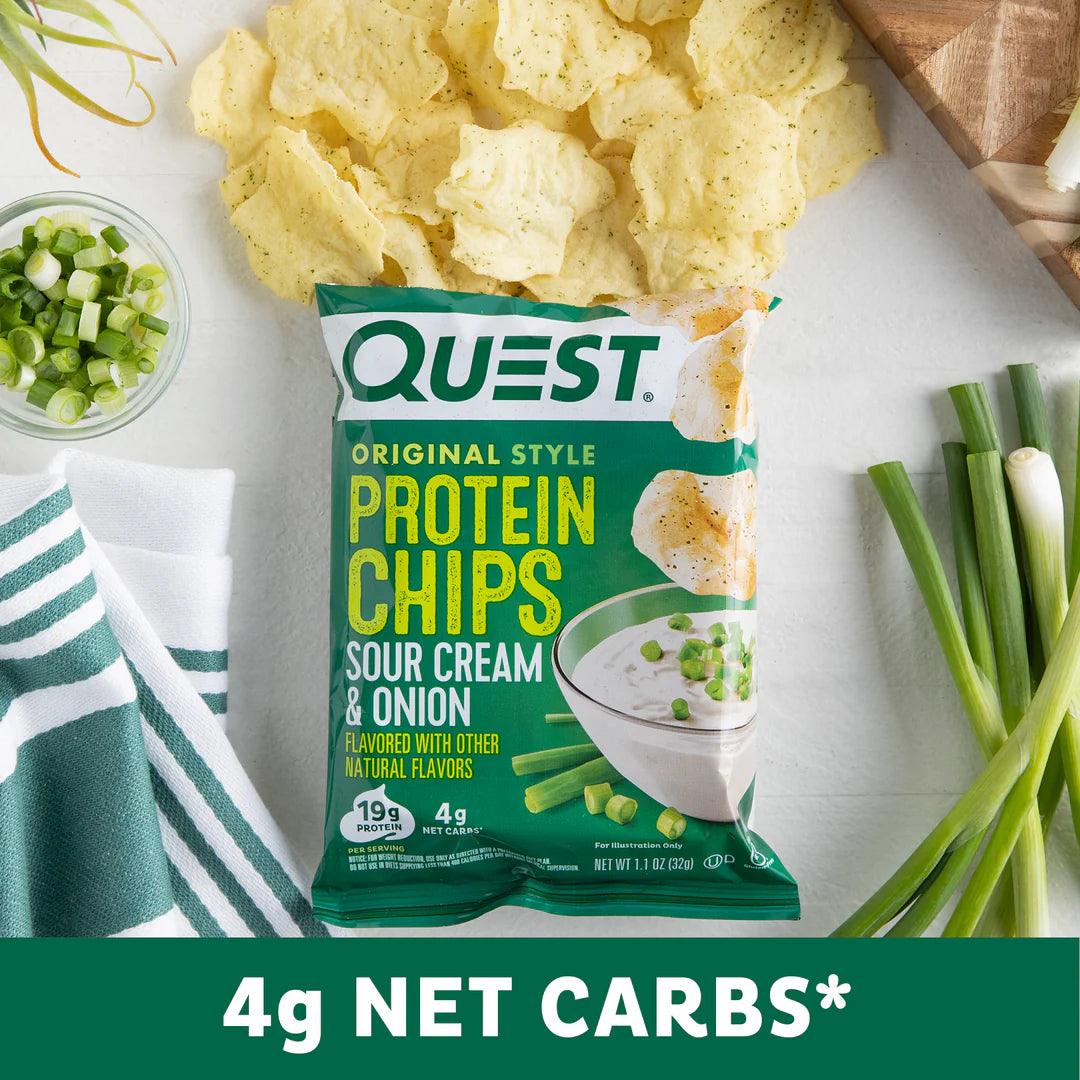 Quest Chips Proteicas   SOUR CREAM & ONION