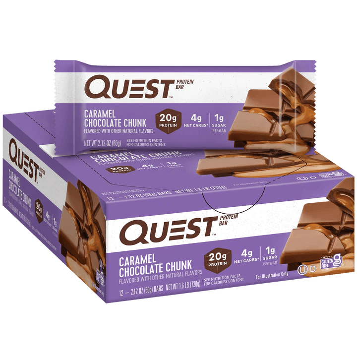 Barrita Quest Caramel Chocolate Chunk 60g