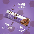 Barrita Quest Caramel Chocolate Chunk 60g