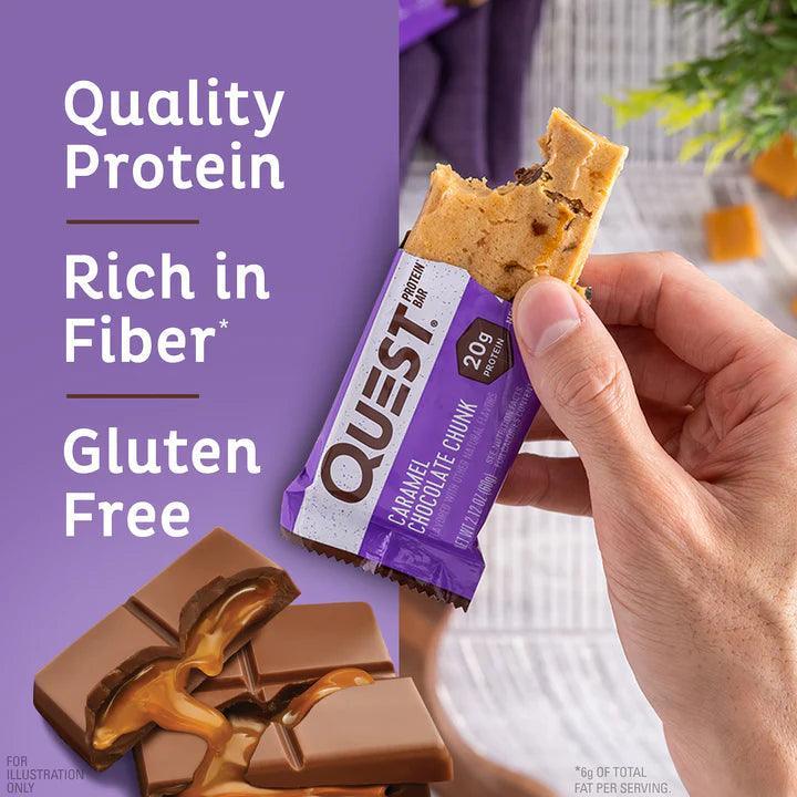 Barrita Quest Caramel Chocolate Chunk 60g
