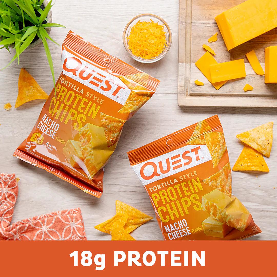 Quest Chips Proteicas   NACHO CHEESE