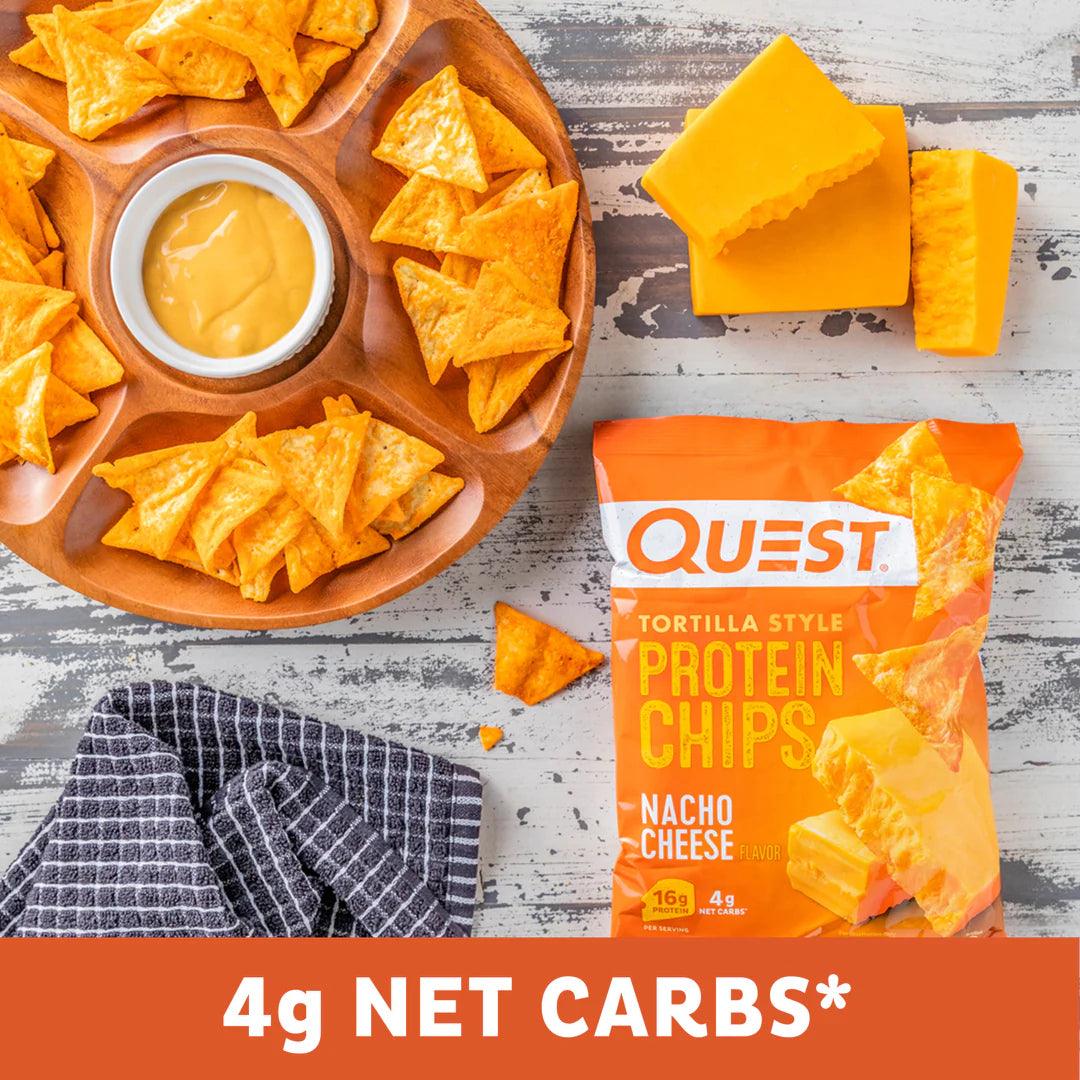 Quest Chips Proteicas   NACHO CHEESE