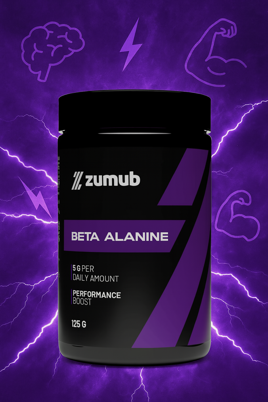 Beta Alanina Zumub 125g Aminoácido