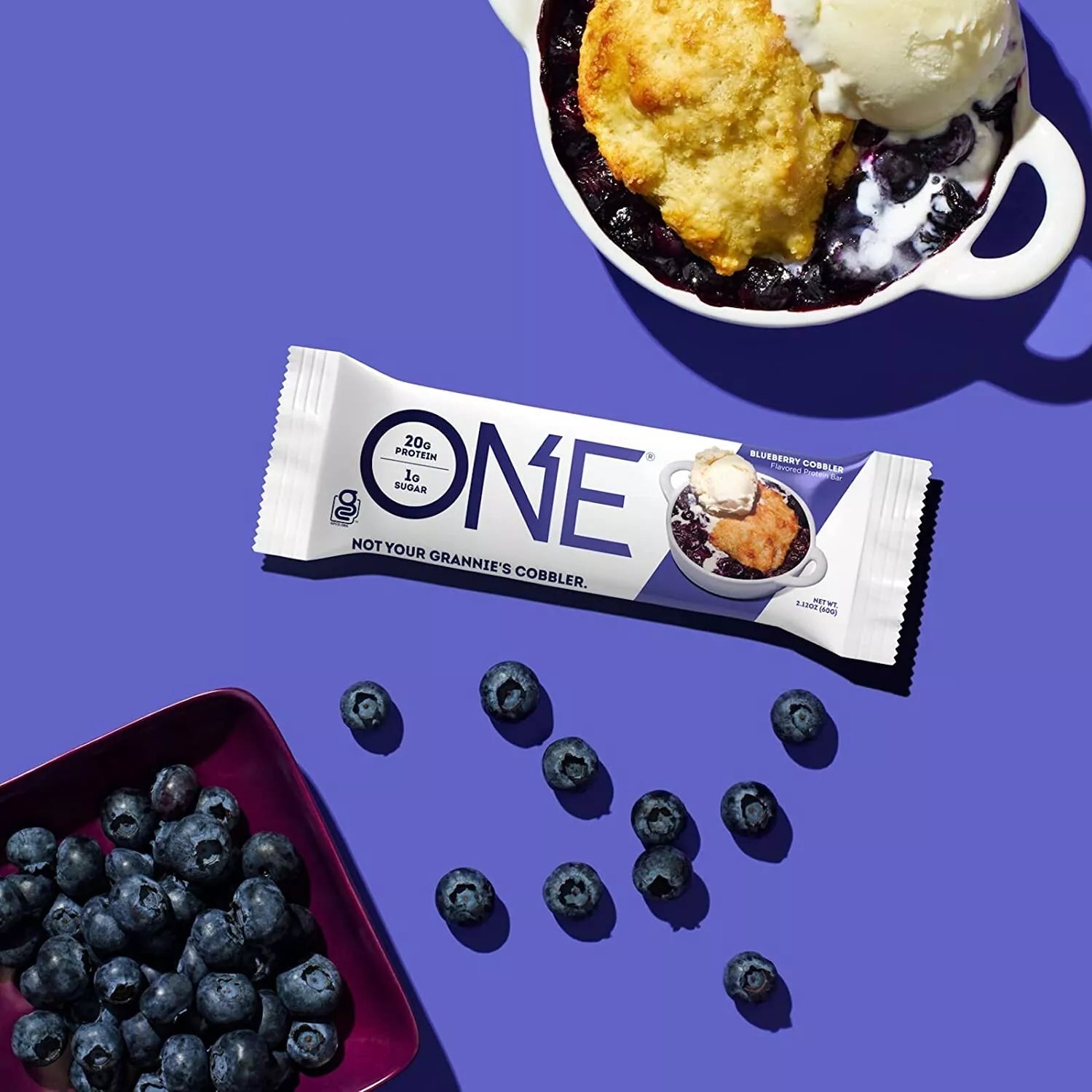 Barrita One de Proteína   Blueberry Cobbler 60 g