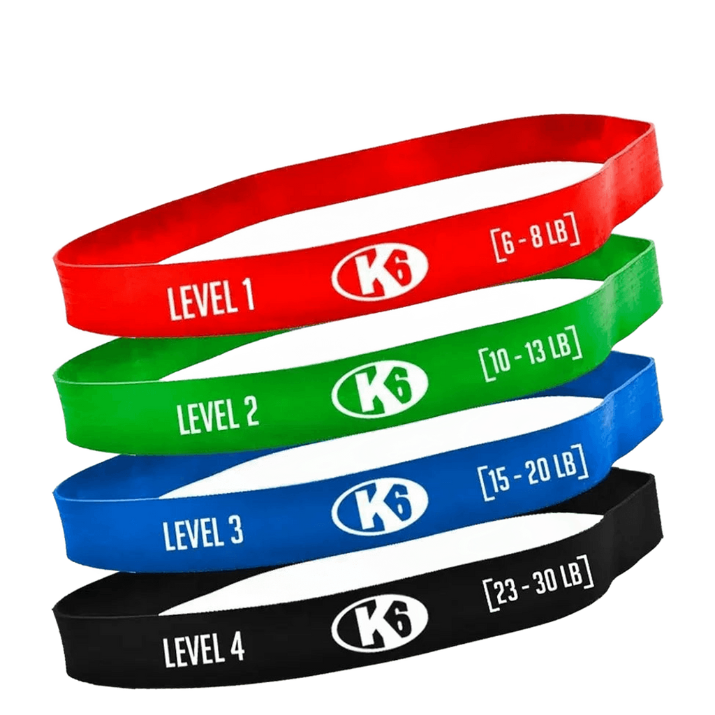 Set de Bandas de Resistencia K6 (Rojo, Verde, Azul, Negro)