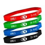 Set de Bandas de Resistencia K6 (Rojo, Verde, Azul, Negro)