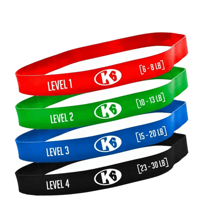 Set de Bandas de Resistencia K6 (Rojo, Verde, Azul, Negro)