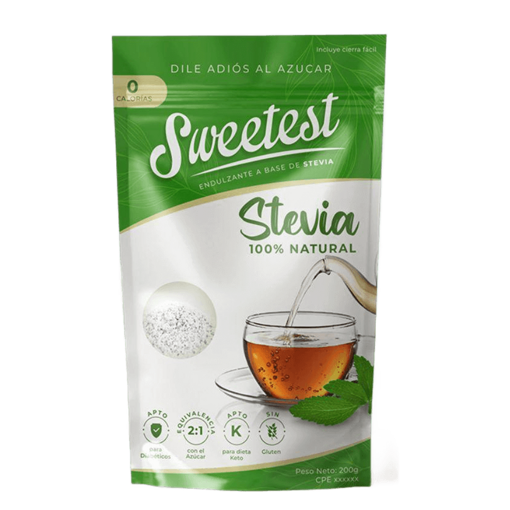 SWEETEST Edulcorante STEVIA 200 G