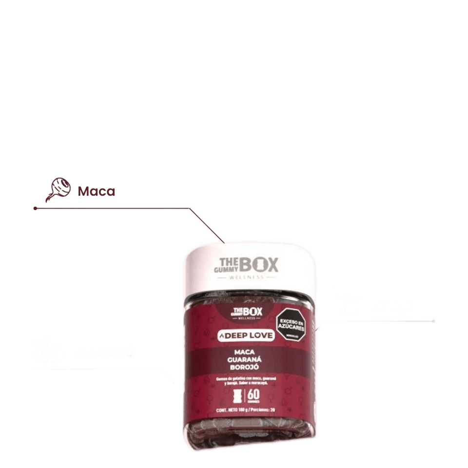 The Gummy Box Deep Love - Maca, Guaraná y Borojó