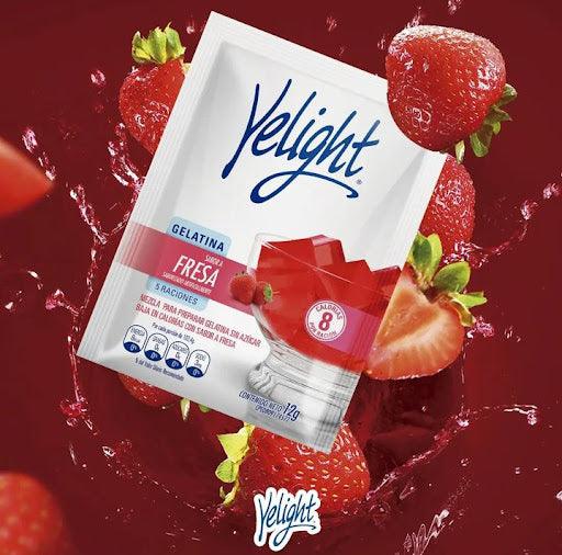 Gelatina Yelight sabor a Fresa 12 g