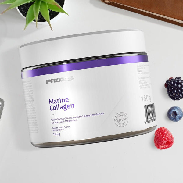 Prozis Peptan® Colágeno Marino + Magnesium - Frutos del Bosque 150 g