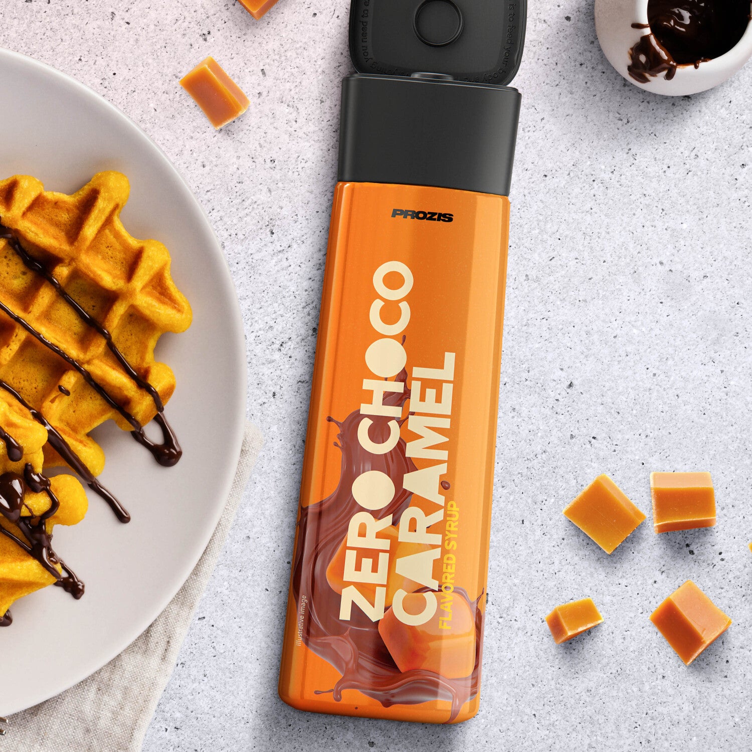 Prozis Sirope Zero de Chocolate Caramelo 355 g