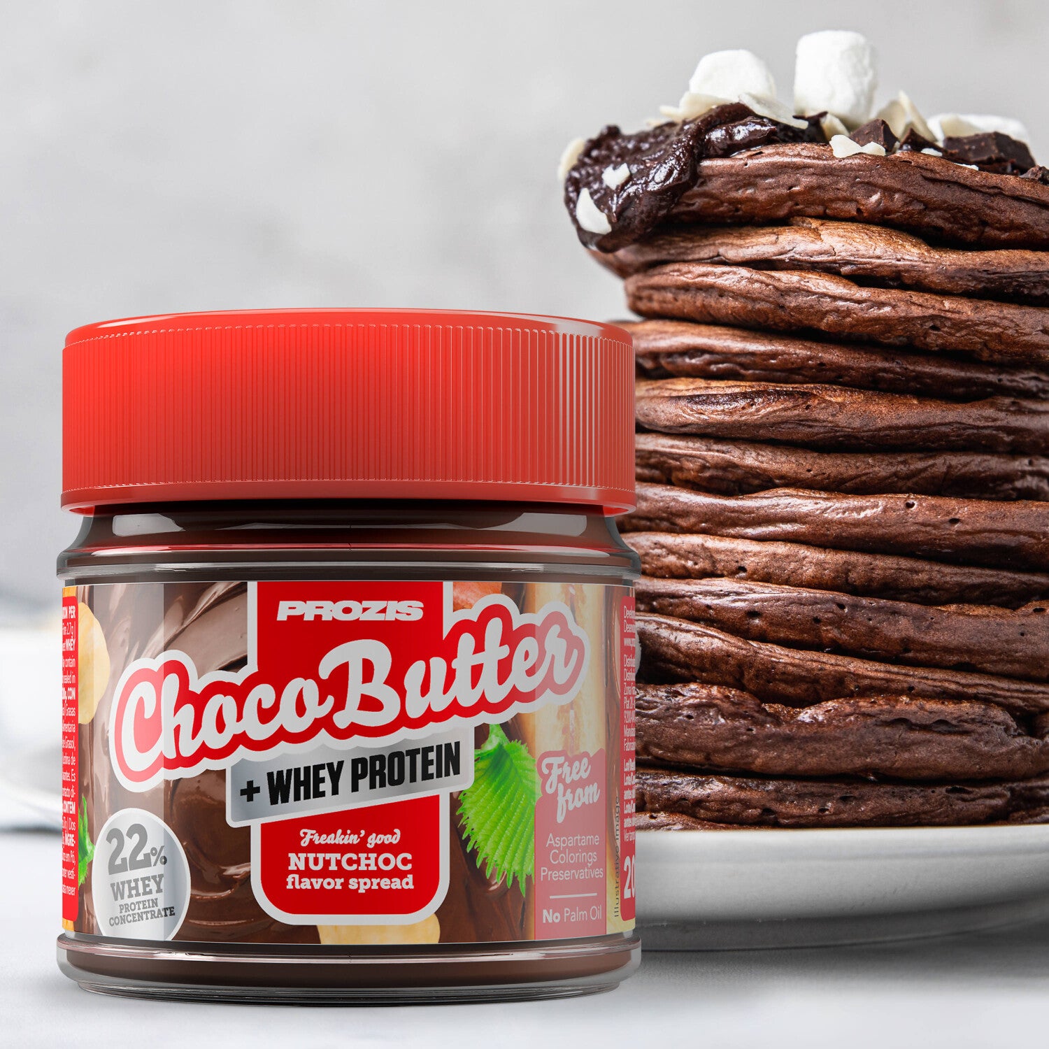 Proteína Prozis ChocoButter Duo + Whey protein   NutChoc 200 g