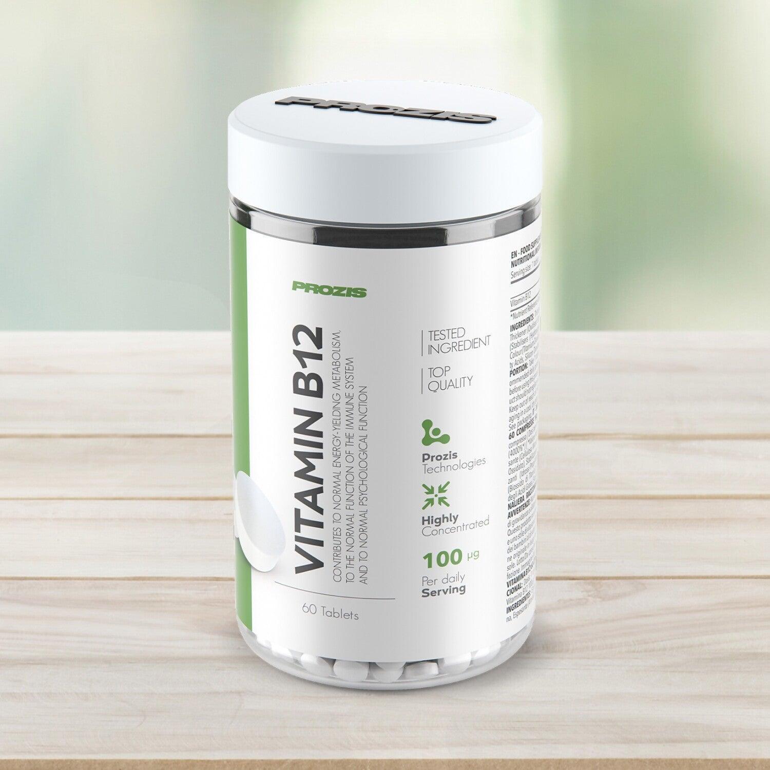 Prozis Vitamina B12 100 mcg   60 Tabletas