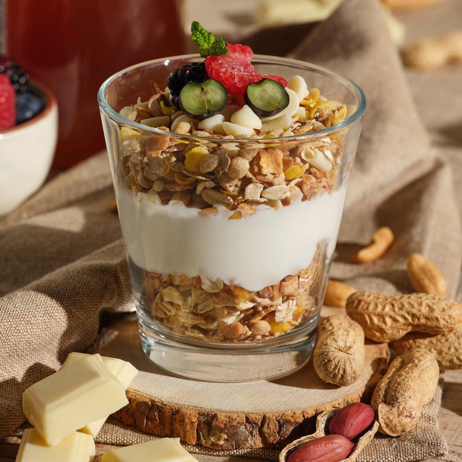 Prozis Muesli Proteica   Maní y Chocolate Blanco 400 g