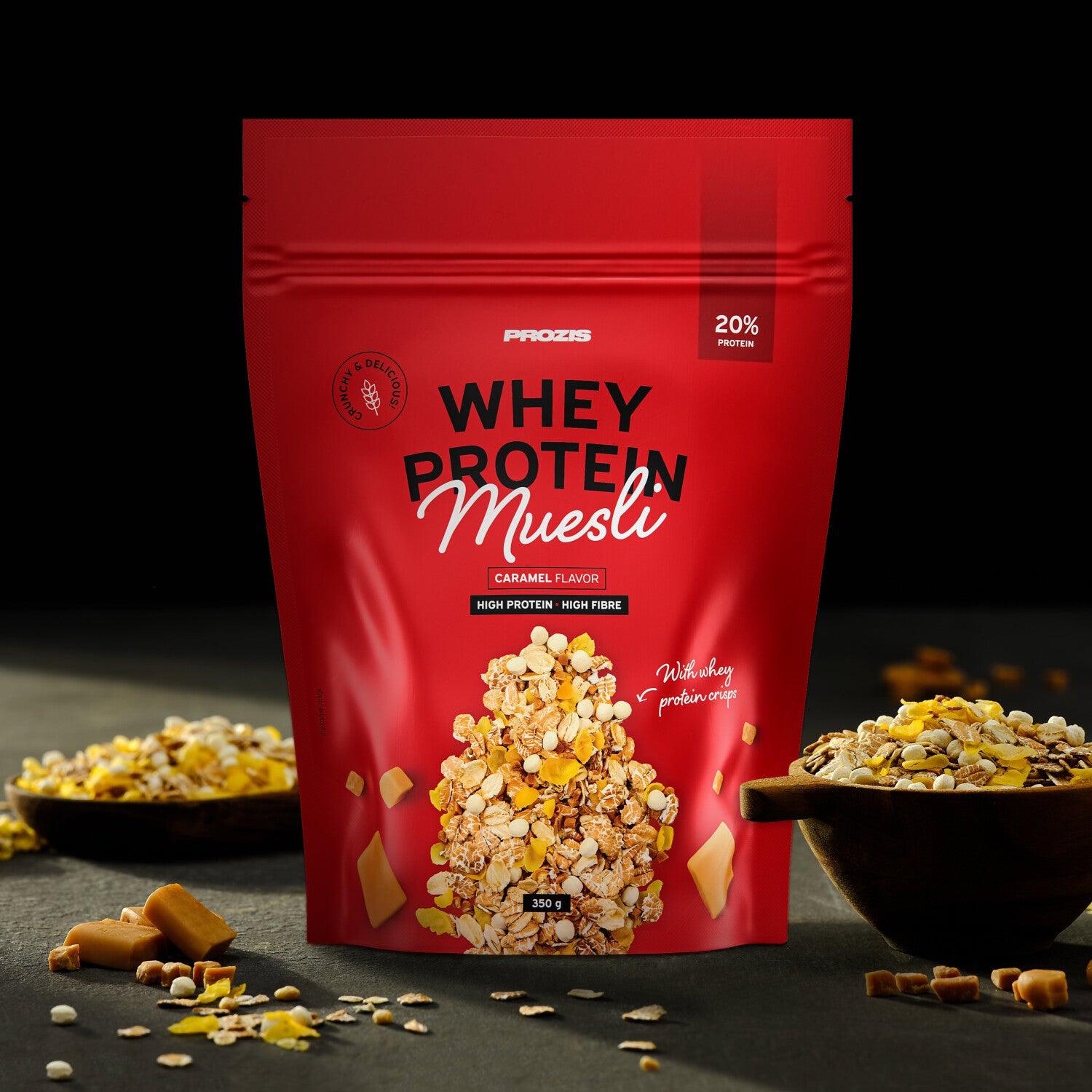 Proteína Prozis Whey Protein Muesli   Caramelo 350 g