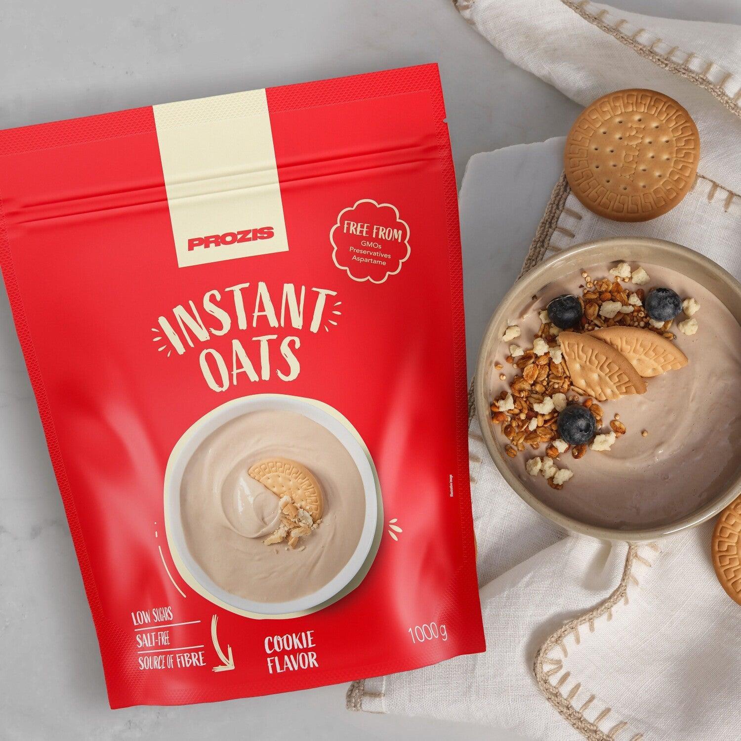 Prozis Avena instantánea en polvo   Galleta   1000 g