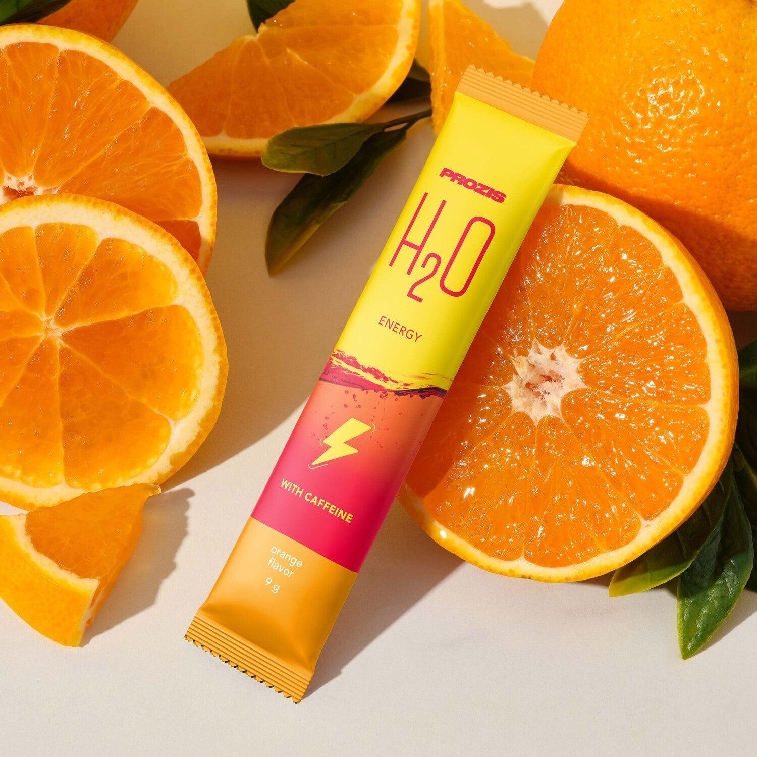 Quemador Prozis 8 x H2O Energy 9 g   Naranja