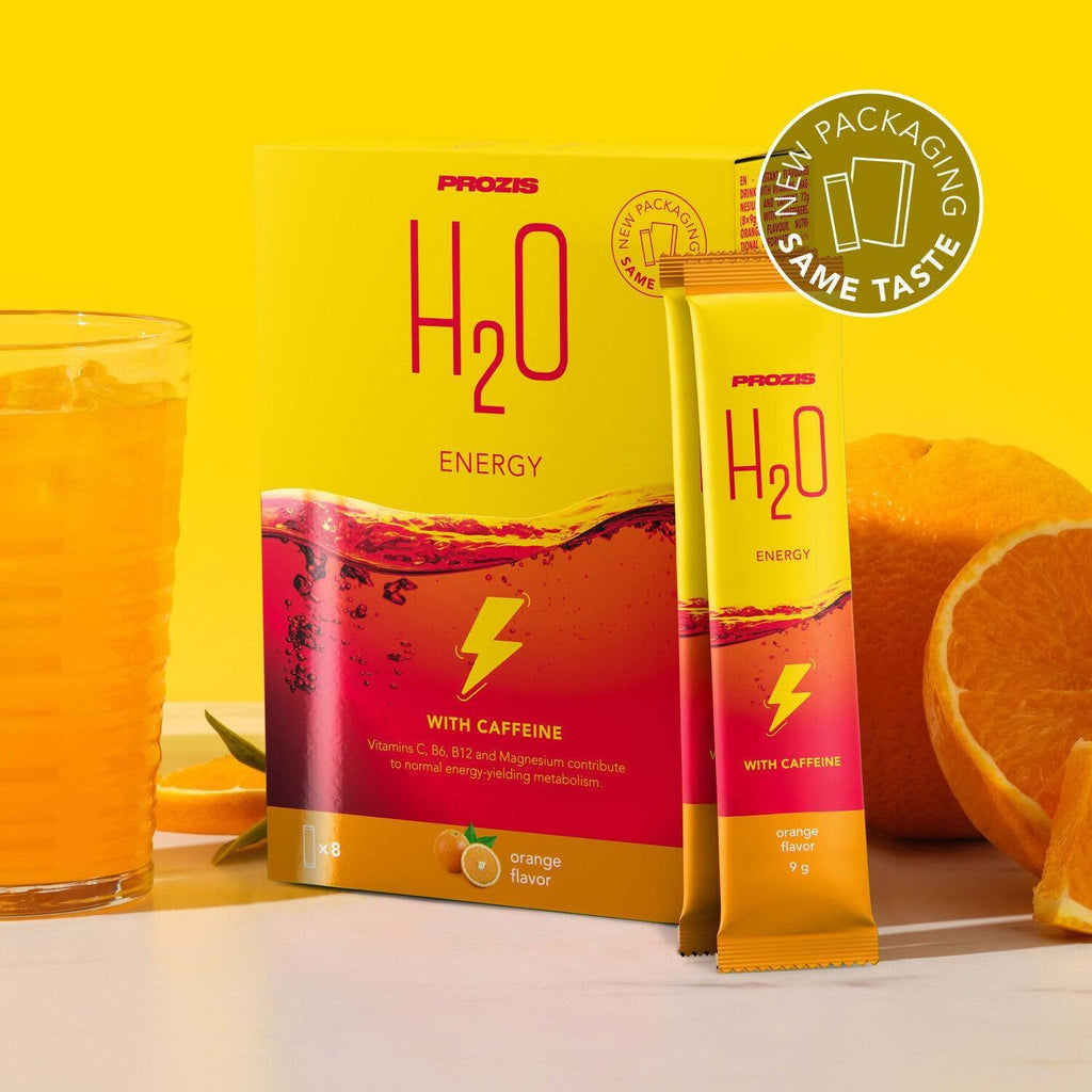 Quemador Prozis 8 x H2O Energy 9 g   Naranja