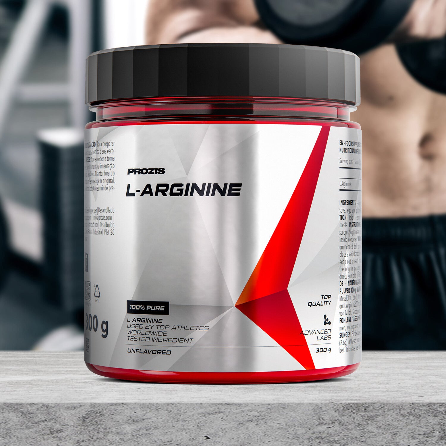 Prozis L arginina 300 g  Aminoácido