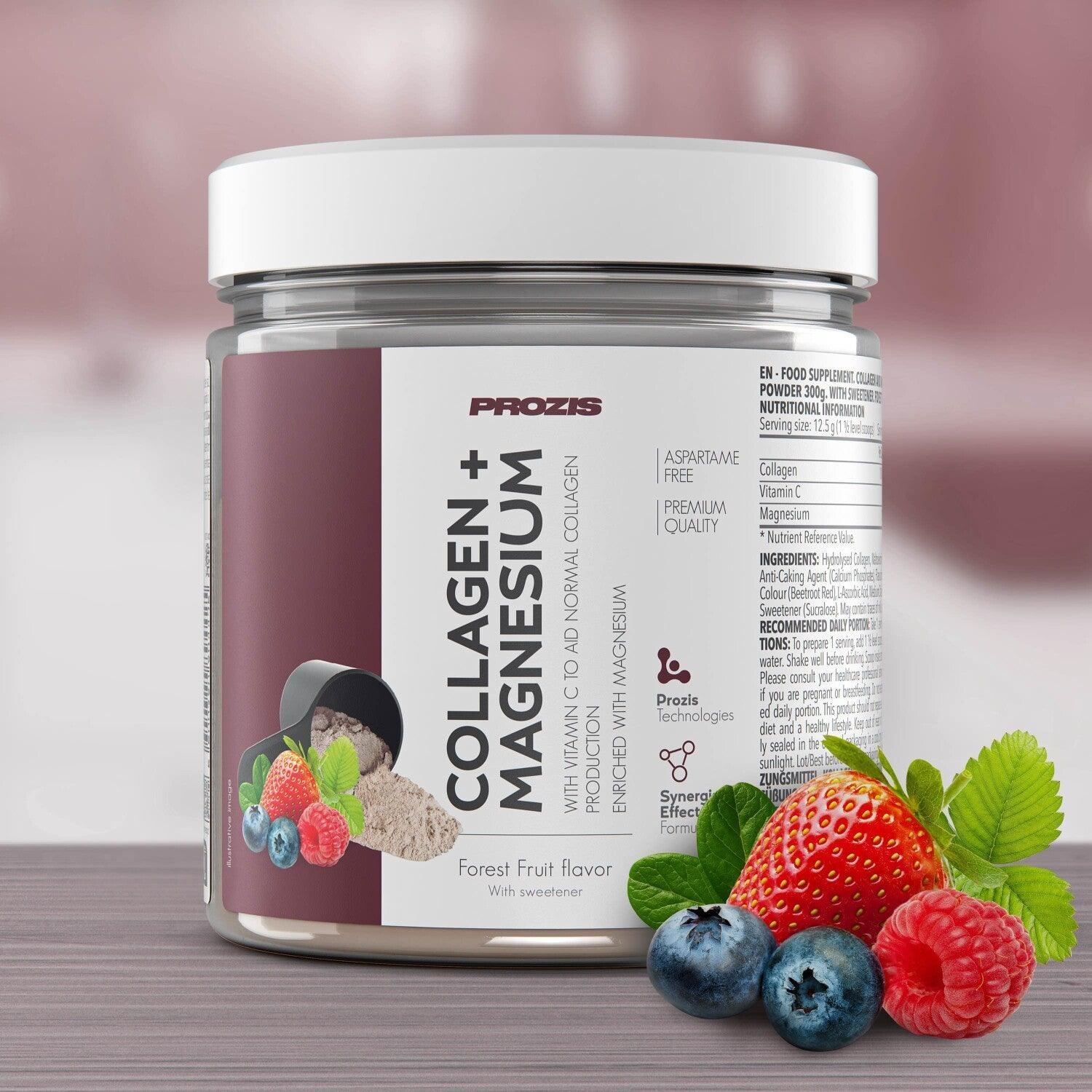 Prozis Colágeno + Magnesio Frutos del Bosque 300 g