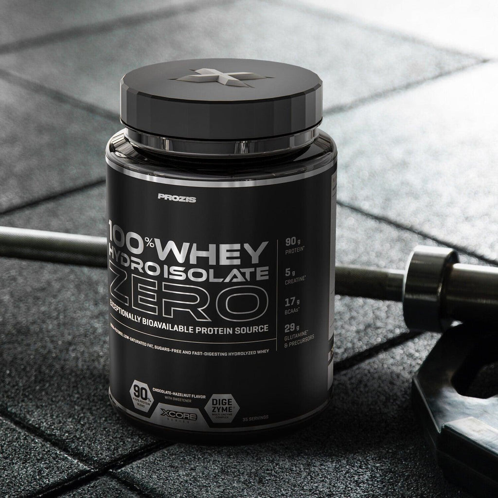 Proteína Prozis Proteína 100 % Whey Hydro Isolate ZERO   Chocolate Avellana 750 g