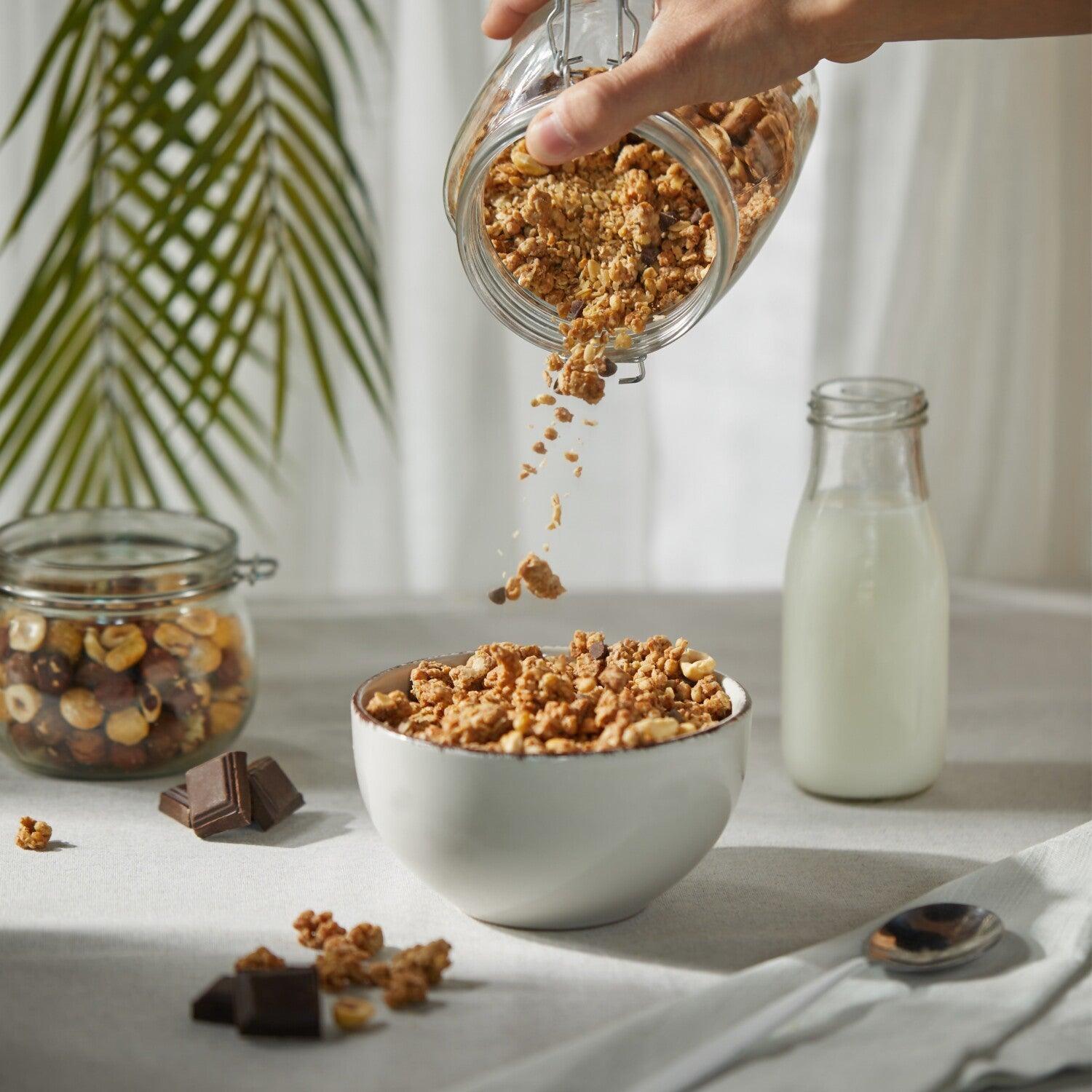 Prozis Granola Proteica   Chocolate y Avellana 275 g