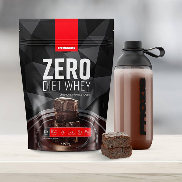 Prozis Proteína Zero Diet Whey - Chocolate Brownie - 750 g