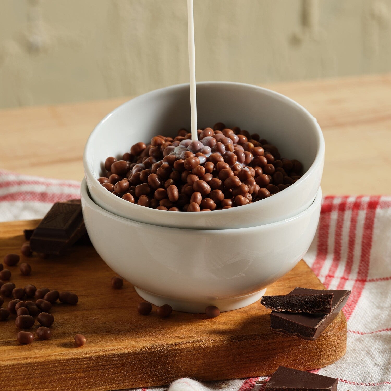 Protein Prozis Puffies - Cobertura de chocolate con leche 150 g