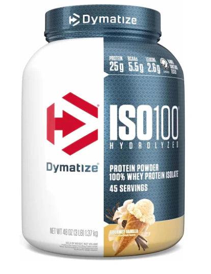 Dymatize ISO 100   3 lb   Gourmet Vainilla