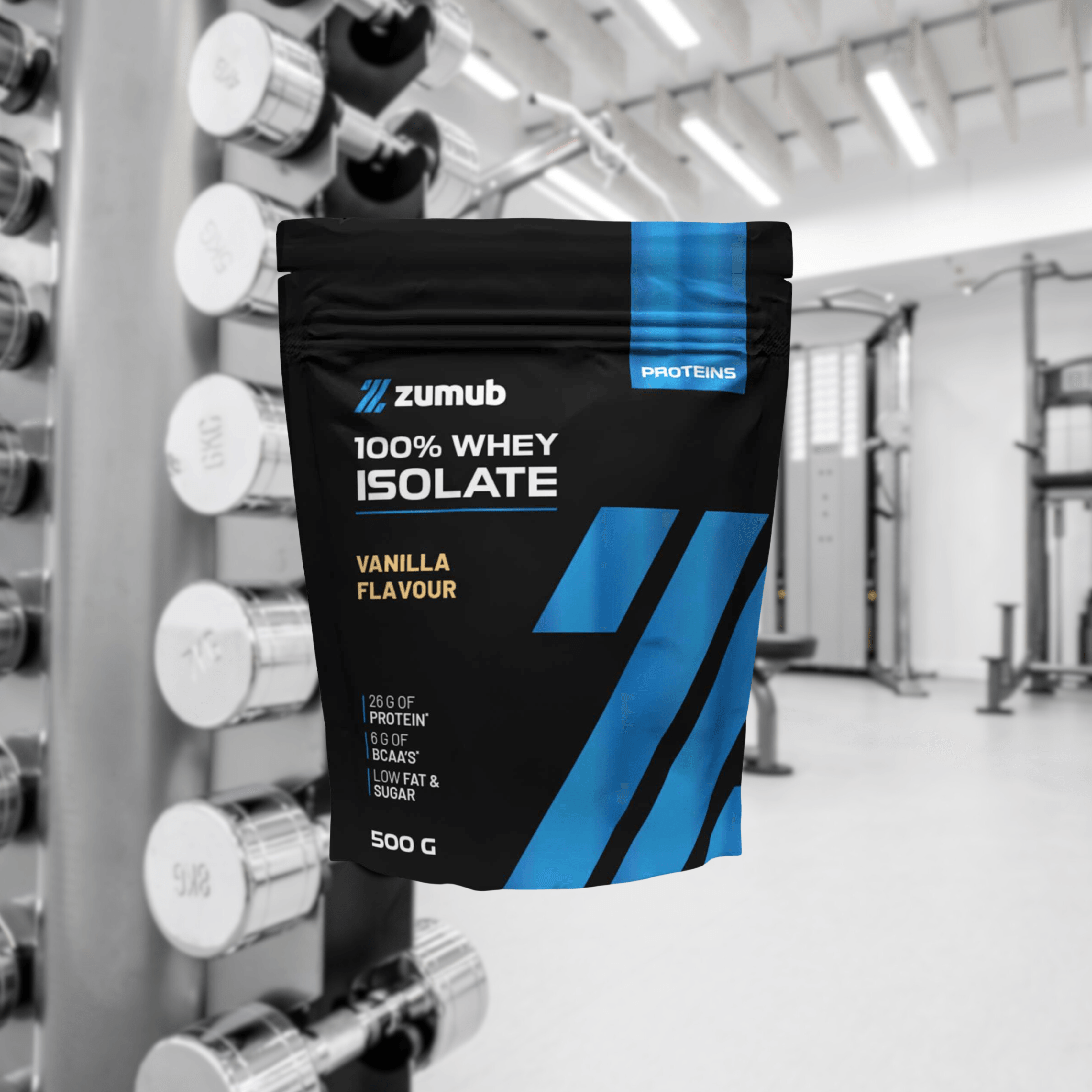 Zumub Proteína 100% Whey Aislada 500 g   Vainilla