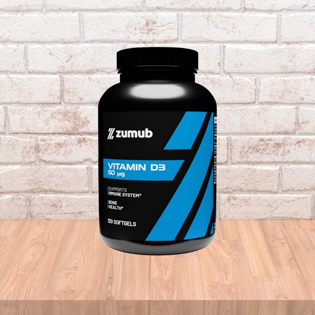 Zumub Vitamina D 3 120 cápsulas blandas