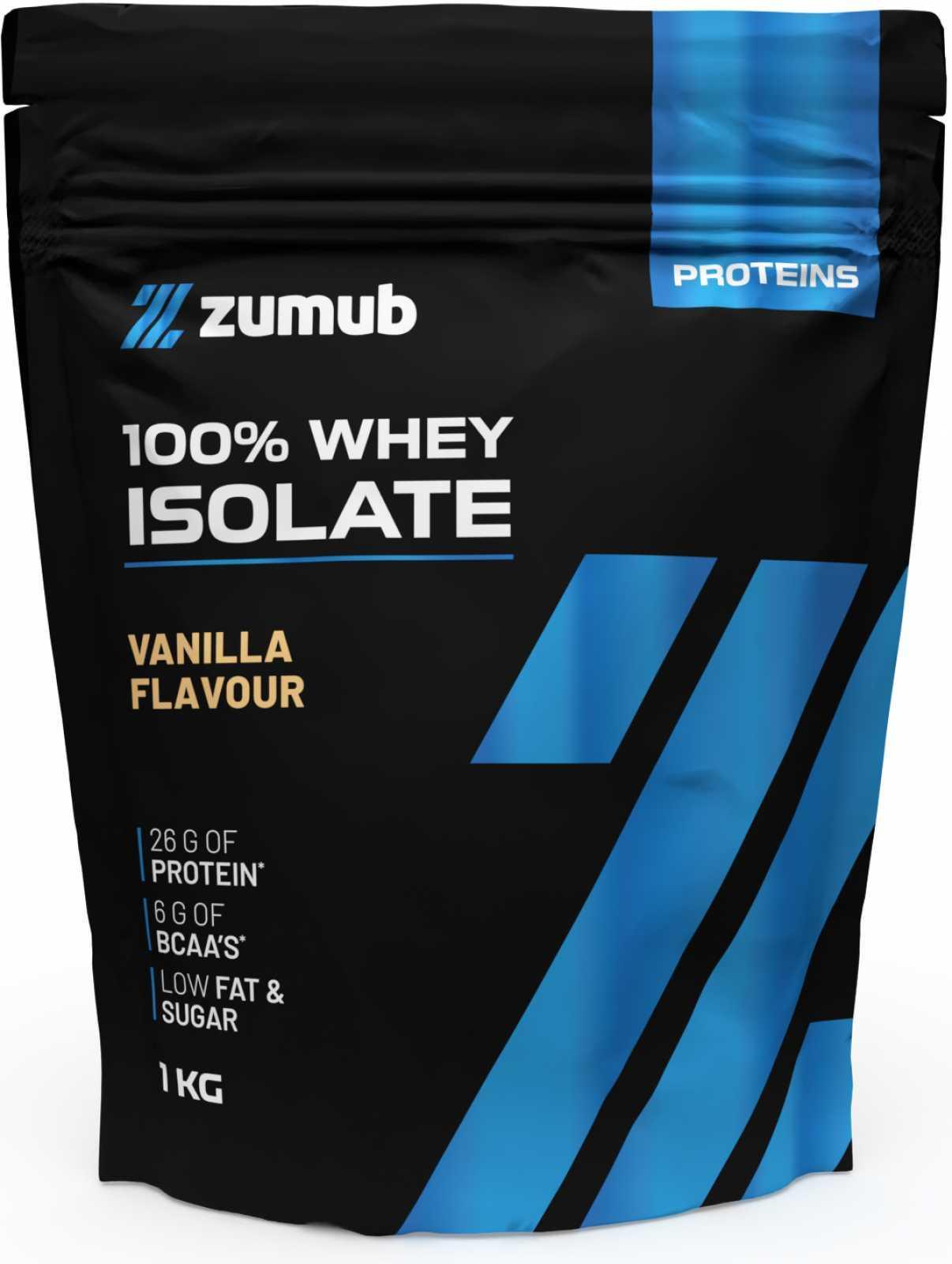 Zumub Proteína 100% Whey Aislada 1 Kg   Vainilla
