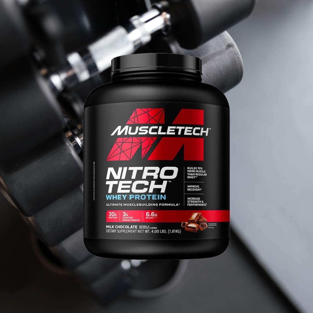 Proteina MuscleTech Nitro Tech Perfomance Series 4 lb   Chocolate con Leche