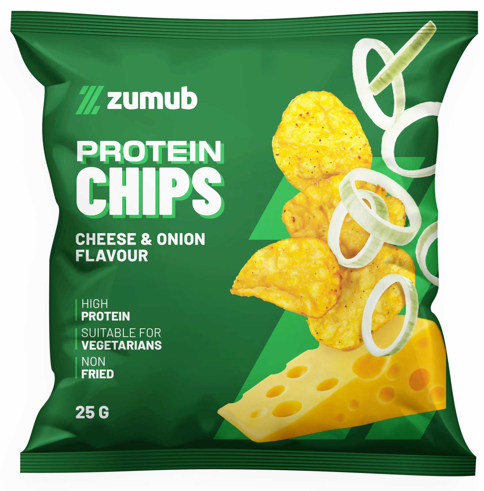 Zumub Protein Chips Queso cebolla 25g