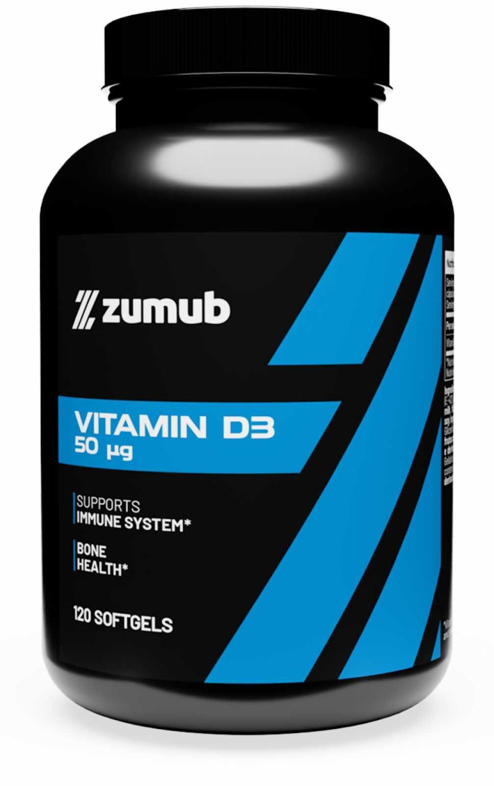 Zumub Vitamina D 3 120 cápsulas blandas