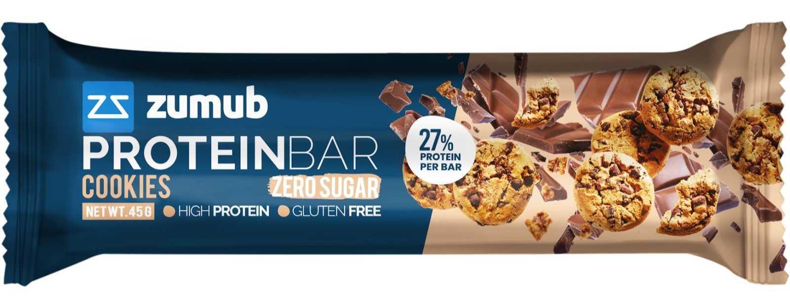 Zumub Barrita de Proteína Cookies 45 g