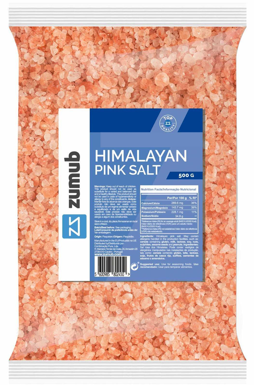 Zumub Sal Rosada de Himalaya 500 g