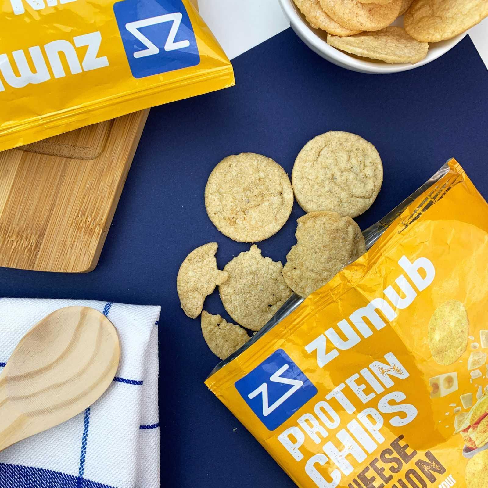Zumub Protein Chips Queso cebolla 25g
