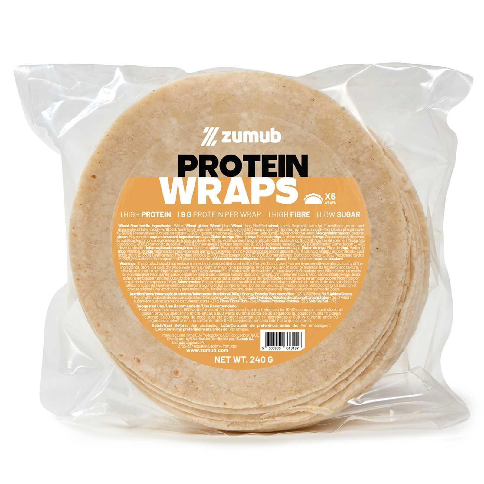 Zumub Wraps con Proteina 240 g